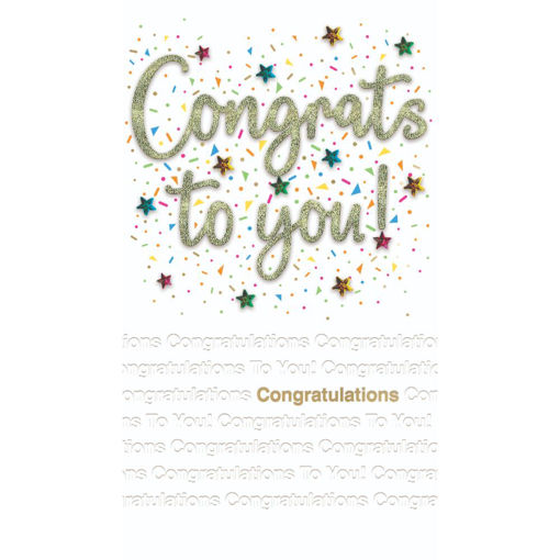 Picture of CONGRATS TO YOU CARD